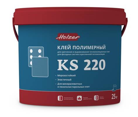 Клей для теплоизоляции Holzer KS 220